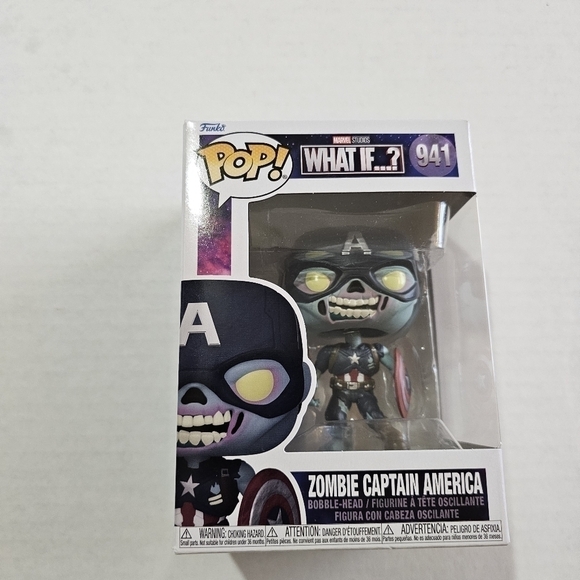 Funko Other - WHAT IF...? Zombie captain America FUNKO POP #941